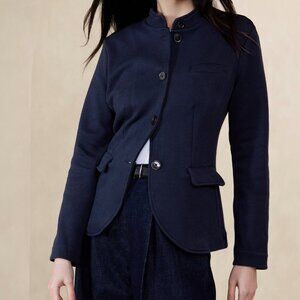 Banana Republic Factory: Pique Band-Collar Blazer
